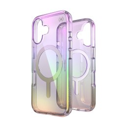 Speck Presidio2 Lux MagSafe - Case for iPhone 16 (Amazing Purple / Clear)