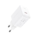 Acefast ładowarka sieciowa GaN USB Typ C 30W, PD, QC 3.0, AFC, FCP biały (A21 white)