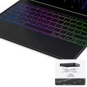 Etui Dux Ducis Keyboard (MK Series) z klawiaturą Bluetooth na iPad Pro 12.9" 2020-2022 - czarne