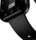 Smartwatch Choetech WT001 z funkcją odbierania połączeń IP67 - czarny