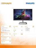 Monitor 272E1GAJ 27 cali VA 144Hz HDMI DP Głośniki