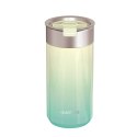 Quokka Boost Coffee Tumbler - Stainless steel thermal mug with brewer 400 ml (Lemon Lime)