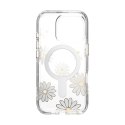 Speck Presidio Lux ClickLock & MagSafe - Case for iPhone 16 Pro (Sunshine Daisies / Clear / Gold)