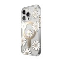 Speck Presidio Lux ClickLock & MagSafe - Case for iPhone 16 Pro (Sunshine Daisies / Clear / Gold)