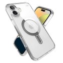 Speck Presidio Perfect-Clear ClickLock & MagSafe - Case for iPhone 16 Plus (Clear / Chrome Finish / Serene Silver)