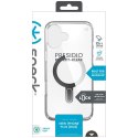 Speck Presidio Perfect-Clear ClickLock & MagSafe - Case for iPhone 16 Plus (Clear / Chrome Finish / Serene Silver)