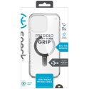 Speck Presidio Perfect-Clear Grip ClickLock & MagSafe - Case for iPhone 16 Pro Max (Clear / Chrome Finish / Serene Silver)