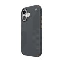 Speck Presidio2 Grip - Case for iPhone 16 (Charcoal Grey / Cool Bronze / White)