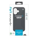 Speck Presidio2 Grip - Case for iPhone 16 (Charcoal Grey / Cool Bronze / White)