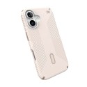 Speck Presidio2 Grip ClickLock & MagSafe - Case for iPhone 16 (Bleached Bone / Heirloom Gold / Hazel Brown)