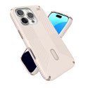 Speck Presidio2 Grip ClickLock & MagSafe - Case for iPhone 16 Pro (Bleached Bone / Heirloom Gold / Hazel Brown)