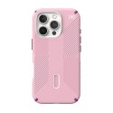 Speck Presidio2 Grip ClickLock & MagSafe - Case for iPhone 16 Pro (Wednesday Pink / Boysenberry Purple / White)