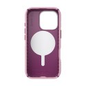 Speck Presidio2 Grip ClickLock & MagSafe - Case for iPhone 16 Pro (Wednesday Pink / Boysenberry Purple / White)