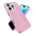 Speck Presidio2 Grip ClickLock & MagSafe - Case for iPhone 16 Pro (Wednesday Pink / Boysenberry Purple / White)