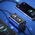 WEKOME WP-333 Vanguard Series - Power bank 10000 mAh Super Charging PD 20W + QC 22.5W (Black / Transparent)