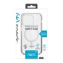 Speck Presidio Perfect-Clear + MagSafe - Case for iPhone 14 Pro with MICROBAN (Clear)