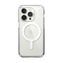 Speck Presidio Perfect-Clear + MagSafe - Case for iPhone 14 Pro with MICROBAN (Clear)