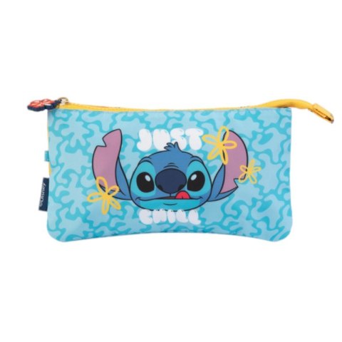 Disney Stitch Tropical - 3-Compartment Pencil Case