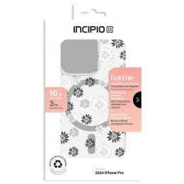 Incipio Forme MagSafe - Case iPhone 16 Pro (Ditzy Floral Silver)