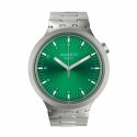 Unisex Watch Swatch SB07S101G Green Silver