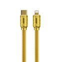 WEKOME WDC-163 Sakin Series - USB-C to Lightning PD 20W connecting cable 1 m (Gold)