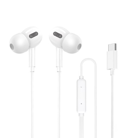 WEKOME YA11 - Wired HiFi Headphones with USB-C (White)