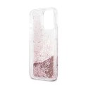 Karl Lagerfeld K-Peek A Boo - Case for iPhone 13 Pro Max (Glitter Pink Gold)