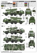 Model plastikowy Russian 9p140 TEL of 9K57 Uragan Multiple Launch Rocket System