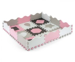 Mata piankowa puzzle Jolly Pink Grey