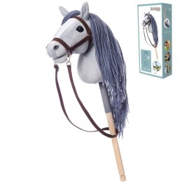 Koń na kiju HOPPIHORSE Hobby Horse A4 szary