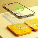 WEKOME WP-U172 - 3-in-1 Wireless Charger with MagSafe for iPhone, Apple Watch, and AirPods + Mirror (Yellow)