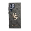 Guess 4G Big Metal Logo - Case for Samsung Galaxy S24 Ultra (Black)