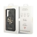 Guess 4G Big Metal Logo - Case for Samsung Galaxy S24 (black)