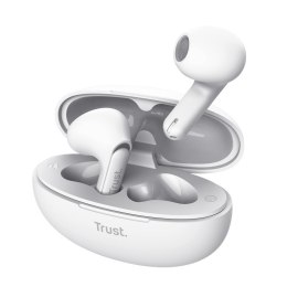 Trust Yavi - Wireless Earbuds Bluetooth TWS with Charging Case & ENC (White)