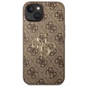 Guess 4G Big Metal Logo Case iPhone 14 (Brown)