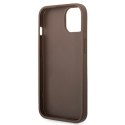 Guess 4G Big Metal Logo Case iPhone 14 (Brown)