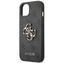 Guess 4G Big Metal Logo Case iPhone 14 (Grey)