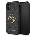 Guess 4G Big Metal Logo - iPhone 11 Case (Grey)