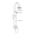 Shower Column Rousseau Black