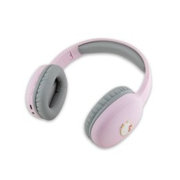 Hello Kitty Metal Logo Oval Shape - Bluetooth V5.3 wireless in-ear headphones (pink)