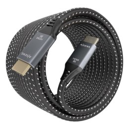 HDMI Cable Aisens A150-0877 7 m Black/Grey