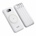 Portable charger Cool Cool Power Bank 10.000mAh 4 Conexiones + Qi Carga Inalambrica Blanco Silver 10000 mAh