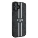 Guess 4G Printed Stripes MagSafe - Case iPhone 16 Plus (black)