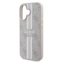 Guess 4G Printed Stripes MagSafe - Case iPhone 16 Plus (pink)