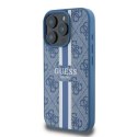 Guess 4G Printed Stripes MagSafe - Case iPhone 16 Pro Max (blue)