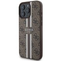 Guess 4G Printed Stripes MagSafe - Case iPhone 16 Pro Max (brown)