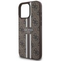 Guess 4G Printed Stripes MagSafe - Case iPhone 16 Pro Max (brown)