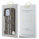 Guess 4G Printed Stripes MagSafe - Case iPhone 16 Pro Max (brown)