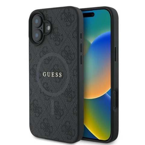 Guess 4G Ring Classic Logo MagSafe - Case iPhone 16 Plus (black)