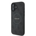 Guess 4G Ring Classic Logo MagSafe - Case iPhone 16 Plus (black)